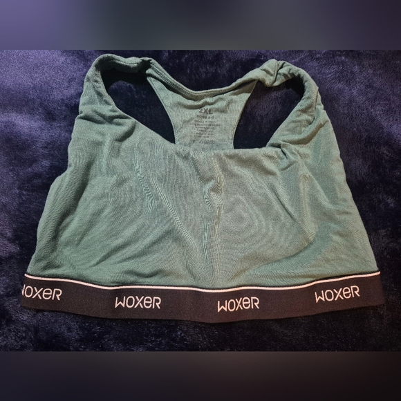Woxer Green Sports Bra - Picture 2 of 3